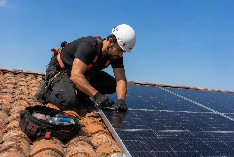 Maintenance et monitoring de panneaux solaires à Chalamont